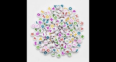 Kralenmix - letters - gekleurde letters