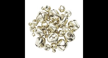 Belletjes - 30 stuks - assorti - goudkleurig