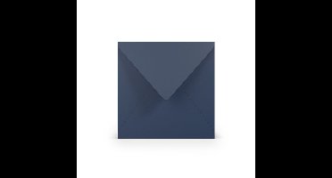 Enveloppen vierkant - 5 stuks - blauw