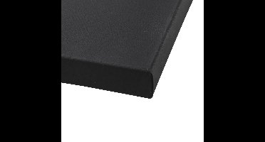 3D canvasdoek - zwart - 50x50 cm