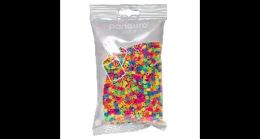 Panduro strijkkralen - 3000 stuks - 107 mix neon