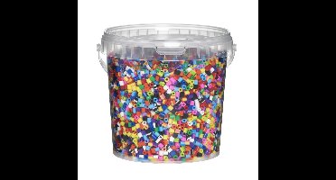 Panduro strijkkralen - 10.000 stuks - 114 mix stripes basic