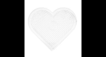 Panduro strijkkralen - onderplaat hart - groot