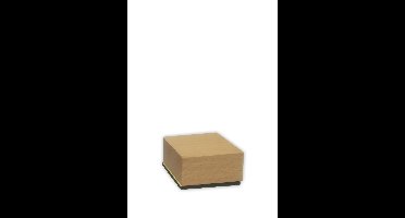 Blokjes hout voor stempels 4x4x2 cm