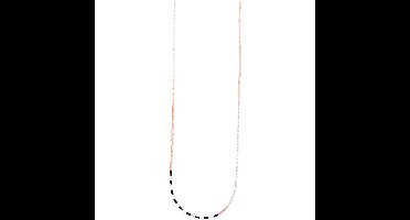 Mix It Up - kralenketting 65 cm - zilverkleurig