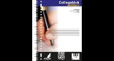 Collegeblok 23 gaats - gelineerd - A4