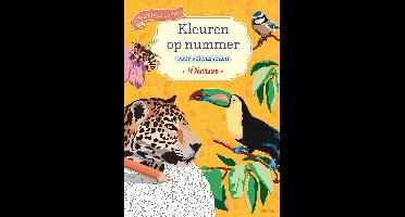 Kleurboek - Kleuren op nummer - Dieren