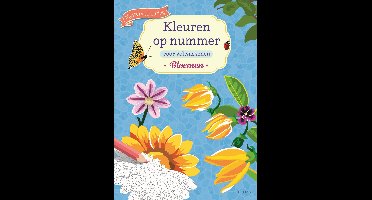 Kleurboek - Kleuren op nummer - bloemen