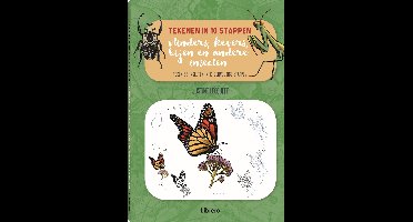 Boek - Tekenen in 10 Stappen - Vlinders, kevers, bijen en andere insecten