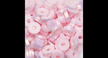 Katsuki kralen - shimmer - lichtroze