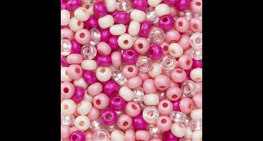 Rocailles - 6/0 - mix cerise