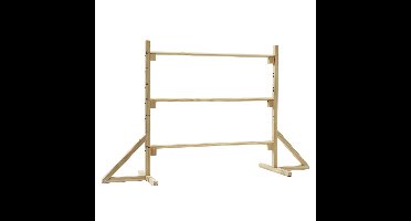 Hobby Horse - houten hindernis met steunberen