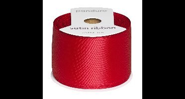 Satijnlint - 40 mm - rood