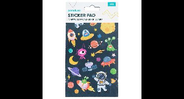 Stickerblok - 20 vellen - aliens