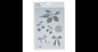 Sjabloon A4 - fruit en strikken