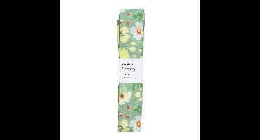 Stof katoen - 100 x 70 cm - flower green