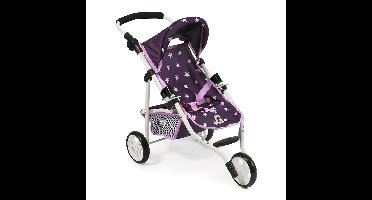 Poppenwagen Jogger Lola - Stars Lila