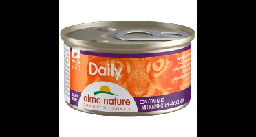Almo Nature Daily Menu Mousse Kattenvoer Nat Konijn 85 gr