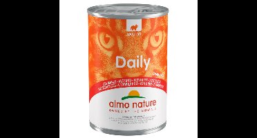 24x Almo Nature Daily Menu Kattenvoer Nat Blik Rund 400 gr