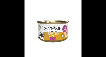 Schesir Kattenvoer Tonijn en Kip in Boullion 70 gr