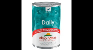 48x Almo Nature Daily Menu Hondenvoer Nat Rund 400 gr