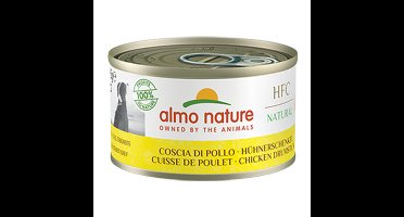 24x Almo Nature HFC Natural Hondenvoer Kippenboutvlees 95 gr