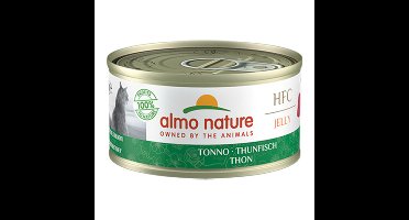 48x Almo Nature HFC Kattenvoer Nat in Gelei Tonijn 70 gr