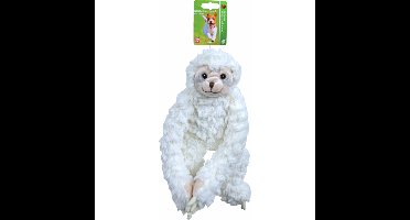 Boon Pluche Luiaard Wit Met Piep 21 cm