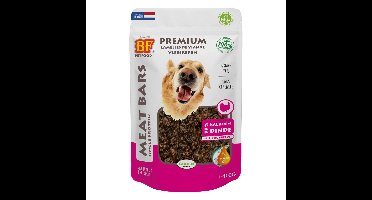 12x BF Petfood Meat Bars Kalkoen 100 gr