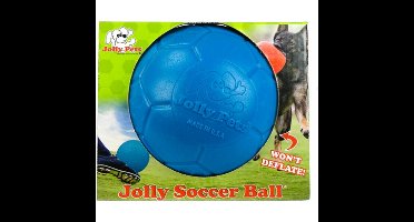 Jolly Pets Soccer Ball Blauw 15 cm