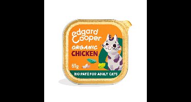 Edgard&Cooper Kattenvoer Adult Pate Biologische Kip 85 gr