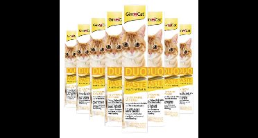 8x GimCat Multi-Vitamin Duo-Pasta Kaas&Vitamines 50 gr