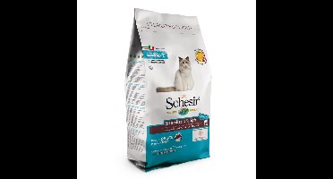 6x Schesir Kat Dry Sterilized Vis 1,5 kg