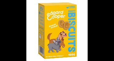 Edgard&Cooper Adult Biscuit Kalkoen&Kip 400 gr