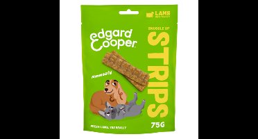 Edgard&Cooper Adult Strips Lam&Kalkoen 75 gr