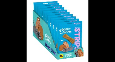 10x Edgard&Cooper Adult Strips Zalm&Kip 75 gr