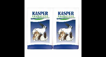 2x Kasper Faunafood Konijnenvoer Gemengd 20 kg