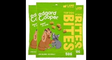 3x Edgard&Cooper Adult Bite S Lam&Kalkoen 50 gr