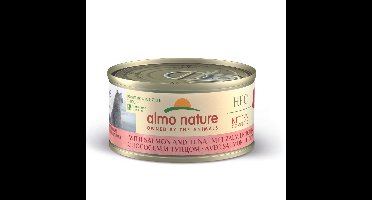 48x Almo Nature HFC Complete Kattenvoer Nat Kitten Zalm&Tonijn 70 gr