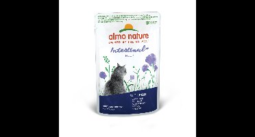 60x Almo Nature Sensitive Kattenvoer Nat Vis 70 gr