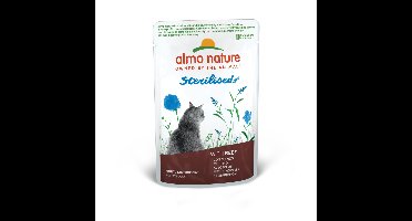 60x Almo Nature Sterilised Kattenvoer Nat Rund 70 gr