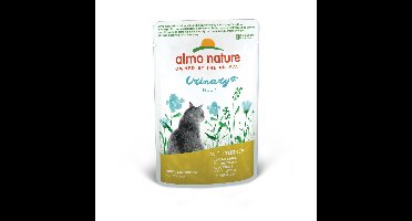 30x Almo Nature Urine Hulp Kattenvoer Nat Kalkoen 70 gr