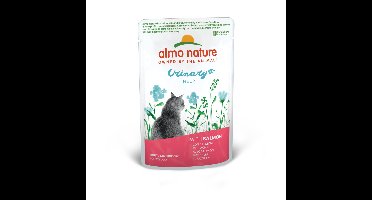 60x Almo Nature Urine Hulp Kattenvoer Nat Zalm 70 gr
