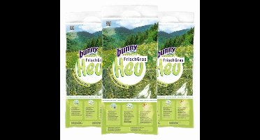 3x Bunny Nature Vers Gras Hooi Kamille 500 gr