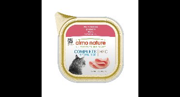 17x Almo Nature HFC Alu Kattenvoer Nat Blikje Ham 85 gr