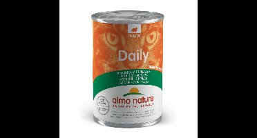 Almo Nature Daily Menu Kattenvoer Nat Blik Tonijn 400 gr