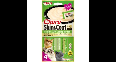 Ciao Churu Kattensnack Skin&Coat - Chicken&Scallop 4 x 14 gr
