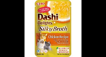 12x Ciao Dashi Delights Silky Broth Kattenvoer Nat Chicken 40 gr