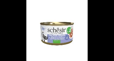 12x Schesir Complementary Kattenvoer Tonijn&Zeebaars in Gelei 70 gr