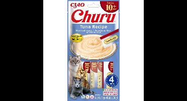 Ciao Churu Puree Senior 10+ Kattensnack Tuna 4 x 14 gr